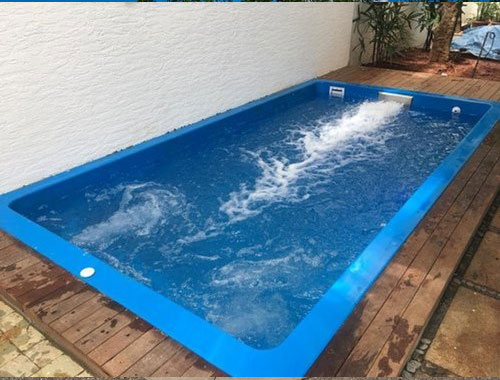Fiberglass Rectangular Swimming Pool Manufacturer in Kolkata